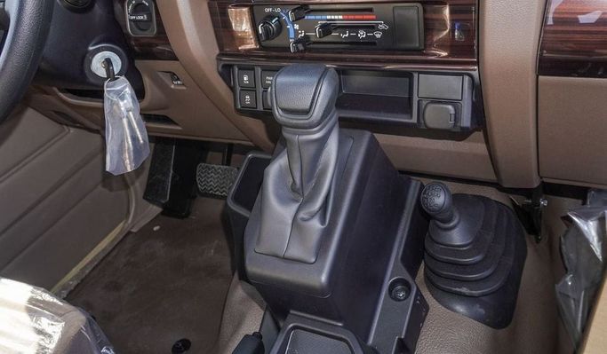 New Toyota Land Cruiser 70 Series Facelift 2, 4.0 l, 2025 in Dubai by Najem Motors, Beige color. GCC Specs | AUTO.AE