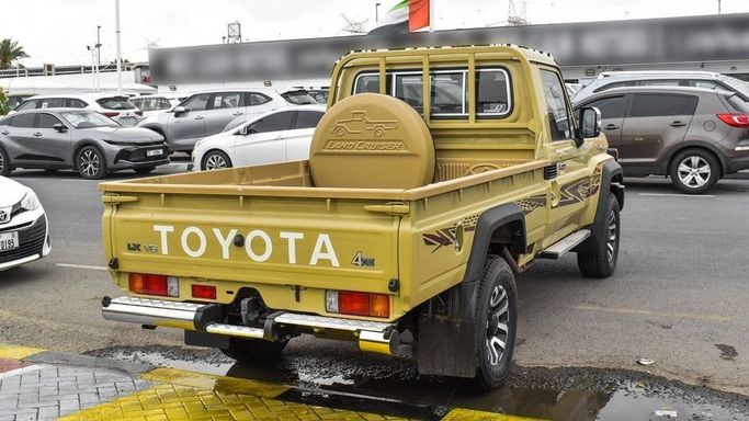 New Toyota Land Cruiser 70 Series Facelift 2, 4.0 l, 2024 in Dubai by Najem Motors, Beige color. GCC Specs | AUTO.AE