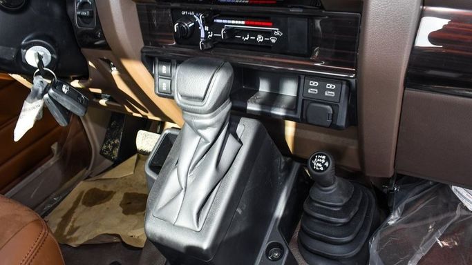 New Toyota Land Cruiser 70 Series Facelift 2, 4.0 l, 2024 in Dubai by Najem Motors, Beige color. GCC Specs | AUTO.AE