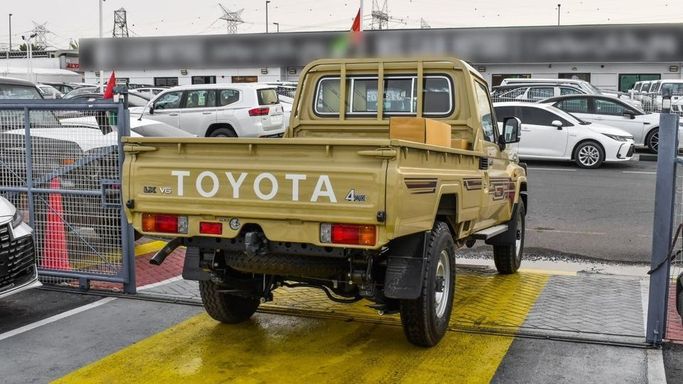 New Toyota Land Cruiser 70 Series Facelift 2, 4.0 l, 2024 in Dubai by Najem Motors, Beige color. GCC Specs | AUTO.AE