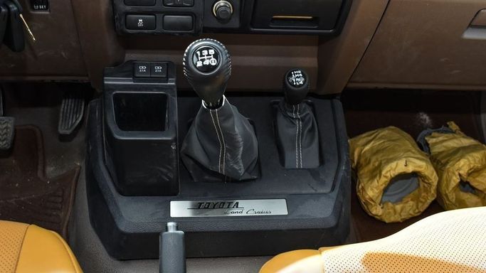 New Toyota Land Cruiser 70 Series Facelift 2, 4.0 l, 2024 in Dubai by Najem Motors, Beige color. GCC Specs | AUTO.AE