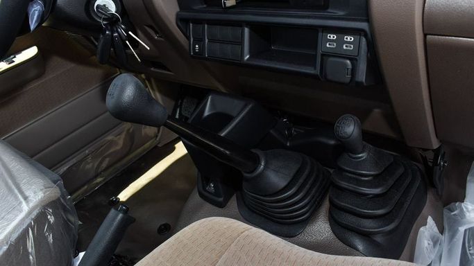New Toyota Land Cruiser 70 Series Facelift 2, 4.0 l, 2024 in Dubai by Najem Motors, Beige color. GCC Specs | AUTO.AE