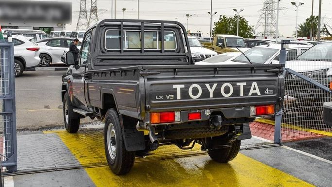 New Toyota Land Cruiser 70 Series Facelift 2, 4.0 l, 2024 in Dubai by Najem Motors, Grey color. GCC Specs | AUTO.AE