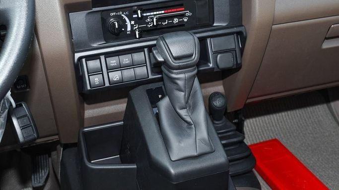 New Toyota Land Cruiser 70 Series Facelift 2, 4.0 l, 2024 in Dubai by Najem Motors, Beige color. GCC Specs | AUTO.AE