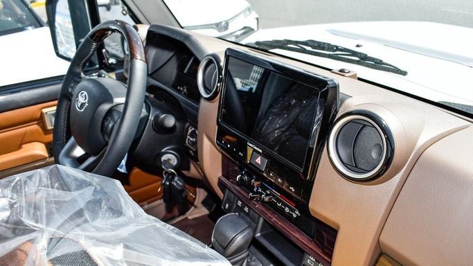 New Toyota Land Cruiser 70 Series Facelift 2, 4.0 l, 2024 in Dubai by Najem Motors, Grey color. GCC Specs | AUTO.AE
