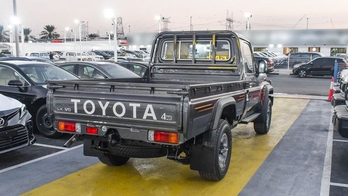 New Toyota Land Cruiser 70 Series Facelift 2, 4.0 l, 2024 in Dubai by Najem Motors, Grey color. GCC Specs | AUTO.AE