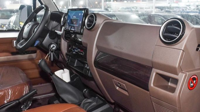 New Toyota Land Cruiser 70 Series Facelift 2, 4.0 l, 2024 in Dubai by Najem Motors, White color. GCC Specs | AUTO.AE
