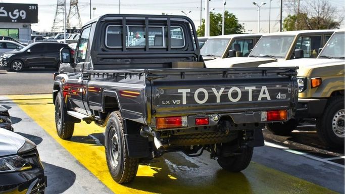 New Toyota Land Cruiser 70 Series Facelift 2, 4.0 l, 2024 in Dubai by Najem Motors, Black color. GCC Specs | AUTO.AE