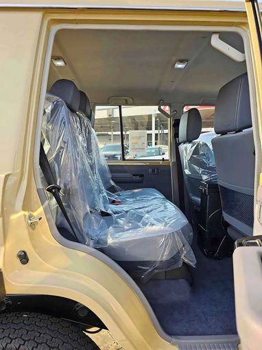 New Toyota Land Cruiser 70 Series Facelift 2, 4.0 l, 2024 in Dubai by SK Motors, Beige color. GCC Specs | AUTO.AE