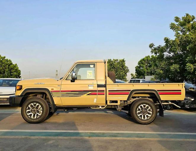 New Toyota Land Cruiser 70 Series Facelift 2, 4.0 l, 2025 in Dubai by SK Motors, Beige color. Other | AUTO.AE