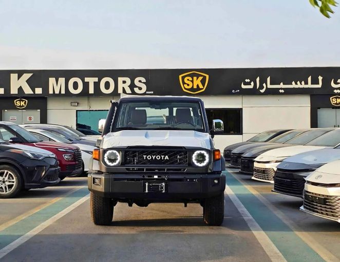 New Toyota Land Cruiser 70 Series Facelift 2, 2.8 l, 2025 in Dubai by SK Motors, Grey color. Other | AUTO.AE