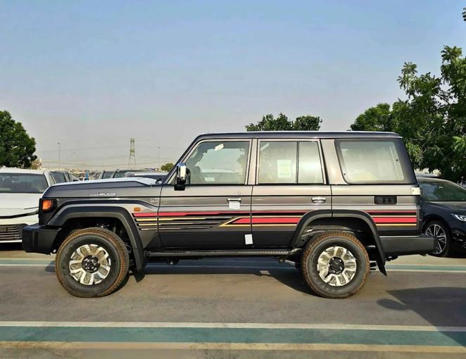 New Toyota Land Cruiser 70 Series Facelift 2, 2.8 l, 2025 in Dubai by SK Motors, Grey color. Other | AUTO.AE