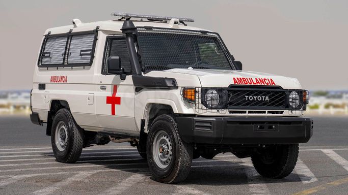 New Toyota Land Cruiser 70 Series Facelift 2, 2.8 l, 2025 in Dubai by Milele, White color. Other | AUTO.AE