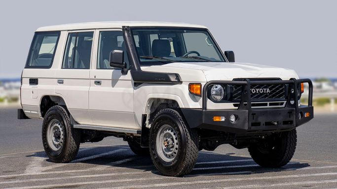 New Toyota Land Cruiser 70 Series Facelift 2, 4.5 l, 2025 in Dubai by Milele, White color. Other | AUTO.AE