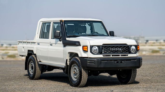 New Toyota Land Cruiser 70 Series Facelift 2, 4.0 l, 2025 in Dubai by Milele, White color. Other | AUTO.AE