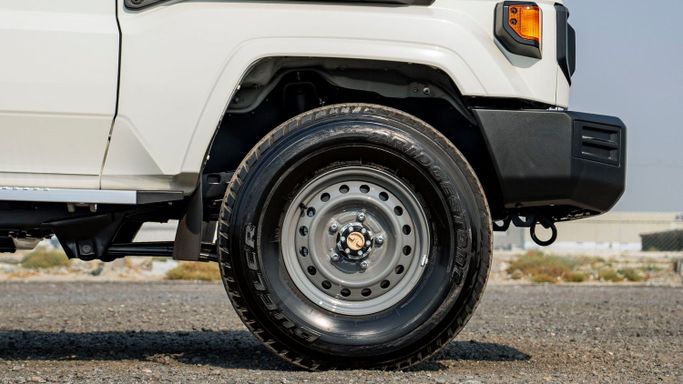 New Toyota Land Cruiser 70 Series Facelift 2, 4.0 l, 2025 in Dubai by Milele, White color. Other | AUTO.AE