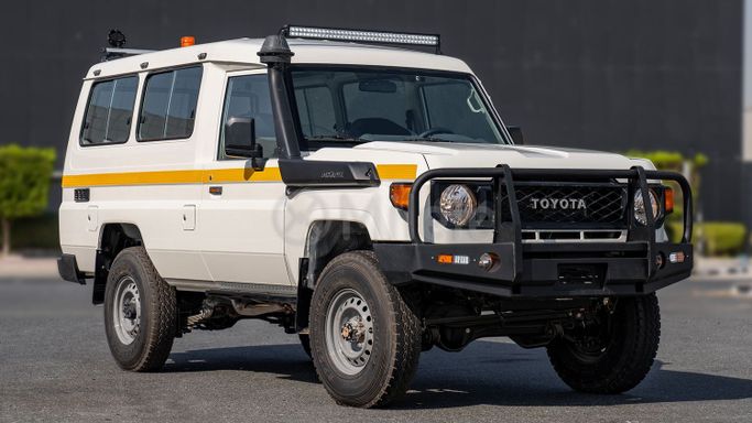 New Toyota Land Cruiser 70 Series Facelift 2, 4.0 l, 2024 in Dubai by Milele, White color. Other | AUTO.AE