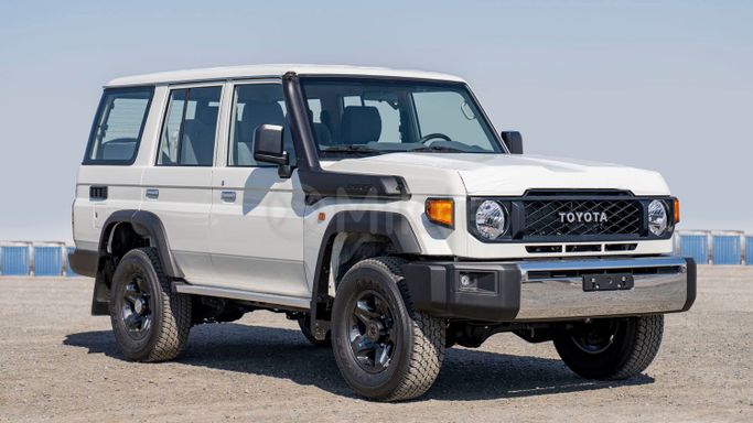 New Toyota Land Cruiser 70 Series Facelift 2, 2.8 l, 2024 in Dubai by Milele, White color. Other | AUTO.AE