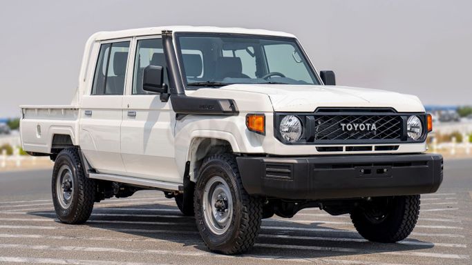 New Toyota Land Cruiser 70 Series Facelift 2, 4.5 l, 2024 in Dubai by Milele, White color. Other | AUTO.AE