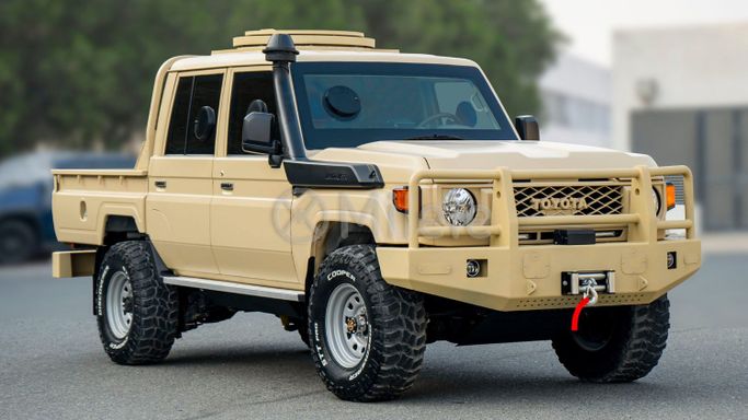 New Toyota Land Cruiser 70 Series Facelift 2, 4.0 l, 2024 in Dubai by Milele, Beige color. Other | AUTO.AE