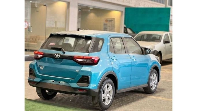 New Toyota Raize I, 996 l, 2023 in Dubai by Mohamed Hakim Motors, Light Blue color. GCC Specs | AUTO.AE