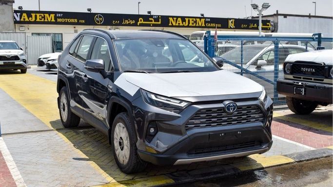 New Toyota RAV4 V (XA50), 2.5 l, 2024 in Dubai by Najem Motors, Black color. GCC Specs | AUTO.AE