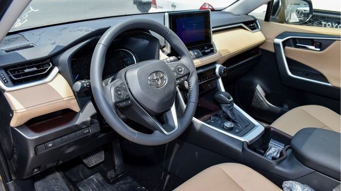 New Toyota RAV4 V (XA50), 2.5 l, 2024 in Dubai by Najem Motors, Black color. GCC Specs | AUTO.AE