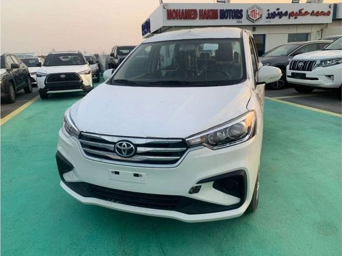 New Toyota Rush II, 1.5 l, 2023 in Dubai by Mohamed Hakim Motors, White color. GCC Specs | AUTO.AE