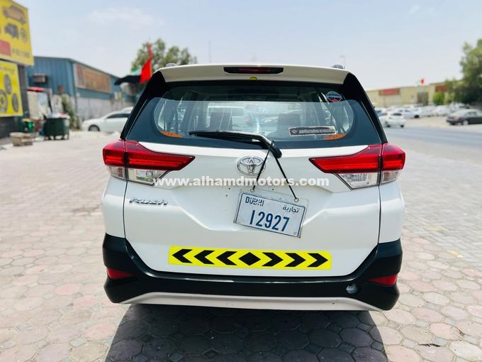 Подержанный Toyota Rush II, 1.5 л, 2019 в Дубае от Alhamd Motors Белый цвет. GCC | AUTO.AE