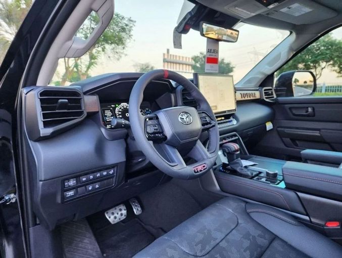 New Toyota Sequoia III, 3.4 l, 2023 in Dubai by Mohamed Hakim Motors, Black color. GCC Specs | AUTO.AE