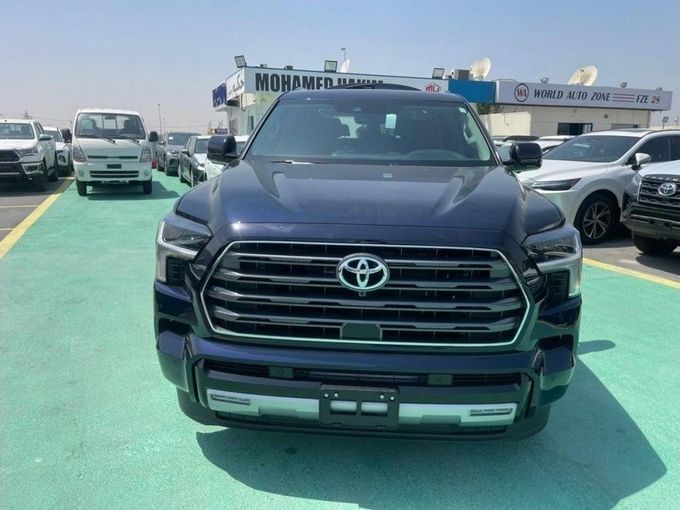 New Toyota Sequoia III, 3.4 l, 2023 in Dubai by Mohamed Hakim Motors, Black color. Other | AUTO.AE