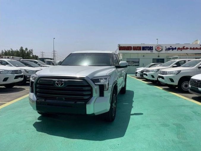 New Toyota Tundra III, 3.4 l, 2023 in Dubai by Mohamed Hakim Motors, White color. Other | AUTO.AE