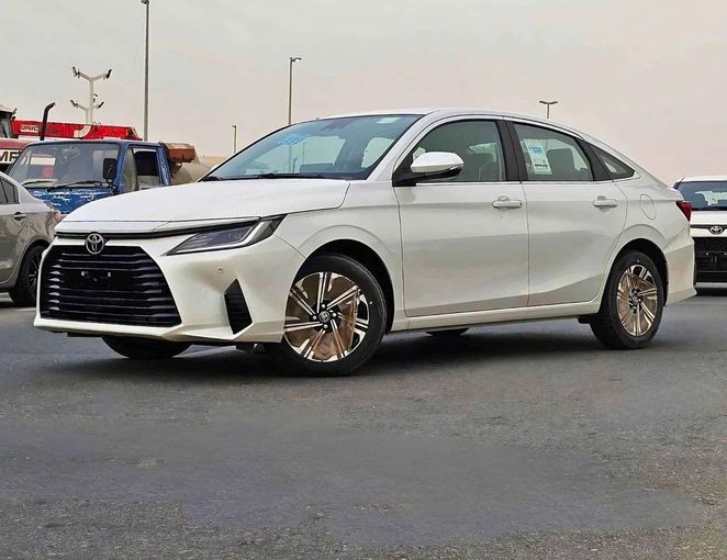 New Toyota Yaris XP150 Facelift, 1.5 l, 2023 in Dubai by SK Motors, White color. GCC Specs | AUTO.AE