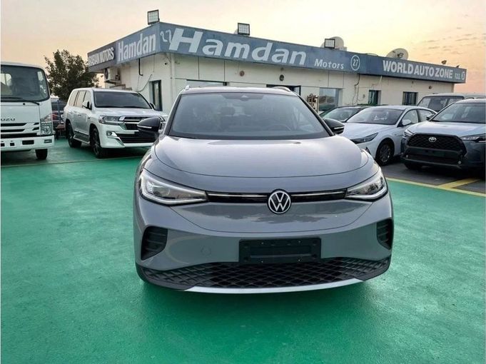 New Volkswagen ID.4, 2022 in Dubai by Mohamed Hakim Motors, Grey color. GCC Specs | AUTO.AE