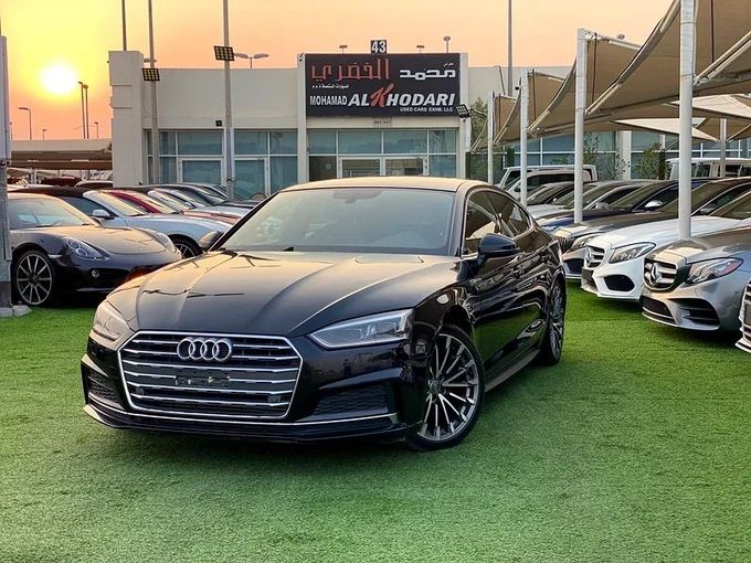 Подержанный Audi A5 40 TFSI II (F5) Рестайлинг, 2.0 л, 2019 в Шардже от Ahmad alkhodari Motors Черный цвет. GCC | AUTO.AE