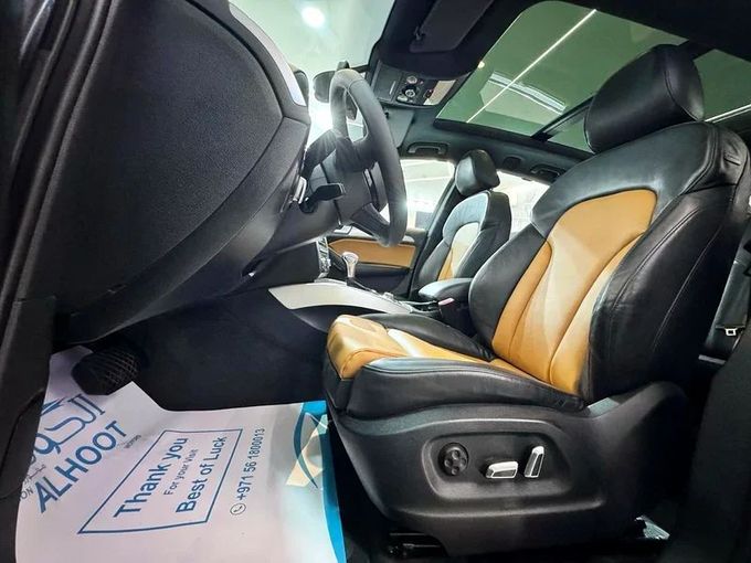Used Audi Q5 I (8R) Facelift, 3.0 l, 2015 in Sharjah by Ayoon Alhoot Motors, Grey color. GCC Specs | AUTO.AE