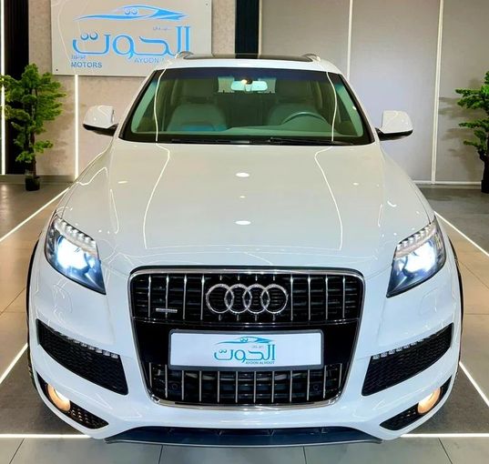 Подержанный Audi Q7 I (4L) Рестайлинг, 4.2 л, 2014 в Шардже от Ayoon Alhoot Motors Белый цвет. GCC | AUTO.AE