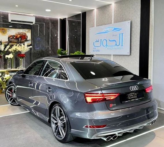 Used Audi S3 III (8V) Facelift, 2.0 l, 2019 in Sharjah by Ayoon Alhoot Motors, Grey color. GCC Specs | AUTO.AE