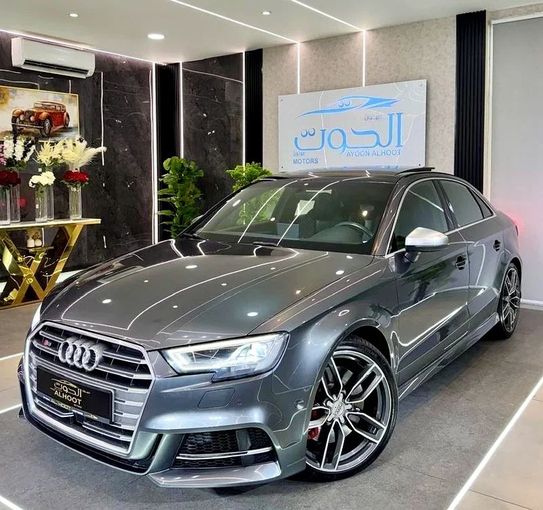Used Audi S3 III (8V) Facelift, 2.0 l, 2019 in Sharjah by Ayoon Alhoot Motors, Grey color. GCC Specs | AUTO.AE