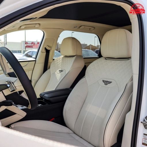 Used Bentley Bentayga I Facelift, 4.0 l, 2023 in Sharjah by MK Cars, White color. American Specs | AUTO.AE