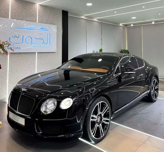 Подержанный Bentley Continental GT II, 4.0 л, 2014 в Шардже от Ayoon Alhoot Motors Черный цвет. GCC | AUTO.AE