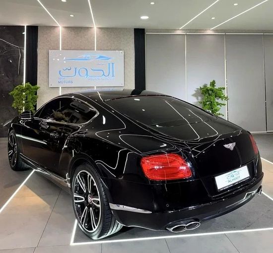 Used Bentley Continental GT II, 4.0 l, 2014 in Sharjah by Ayoon Alhoot Motors, Black color. GCC Specs | AUTO.AE