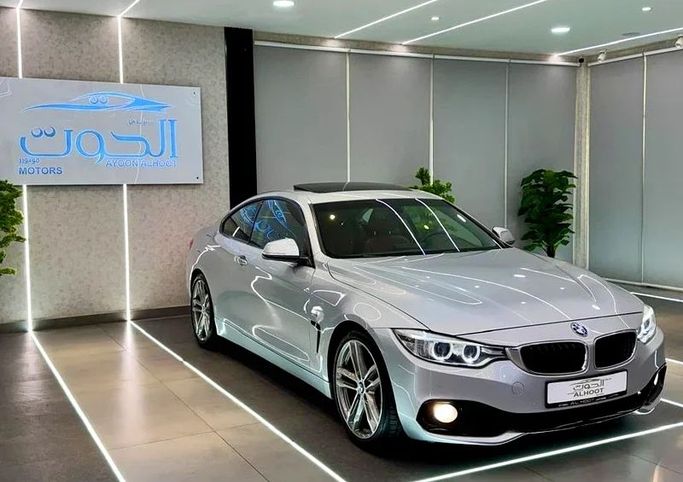 Used BMW 4 Series 430i F32/F33/F36, 2.0 l, 2016 in Sharjah by Ayoon Alhoot Motors, Silver color. GCC Specs | AUTO.AE