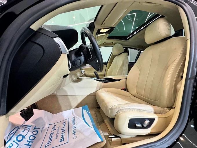 Used BMW 5 Series 540i VII (G30/G31), 3.0 l, 2019 in Sharjah by Ayoon Alhoot Motors, Black color. GCC Specs | AUTO.AE