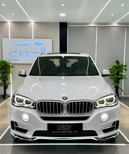 Used BMW X5 50i III (F15), 4.4 l, 2016 in Sharjah by Ayoon Alhoot Motors, White color. GCC Specs | AUTO.AE