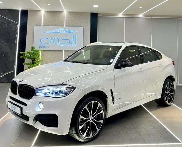 Used BMW X6 35i II (F16), 3.0 l, 2019 in Sharjah by Ayoon Alhoot Motors, White color. GCC Specs | AUTO.AE