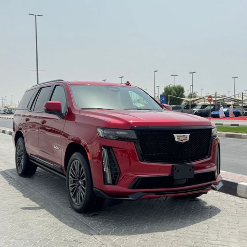 Подержанный Cadillac Escalade ESV V Рестайлинг, 6.2 л, 2024 в Шардже от Alfaris Used Cars Красный цвет.  | AUTO.AE