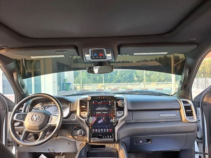 New Dodge RAM IV (DS/DJ), 5.7 l, 2021 in Sharjah by Imad Younis Almani used Cars, White color. American Specs | AUTO.AE