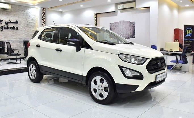 Used Ford EcoSport II Facelift, 1.5 l, 2021 in Sharjah by Honey Gidosha Used Cars Tr., White color.  | AUTO.AE