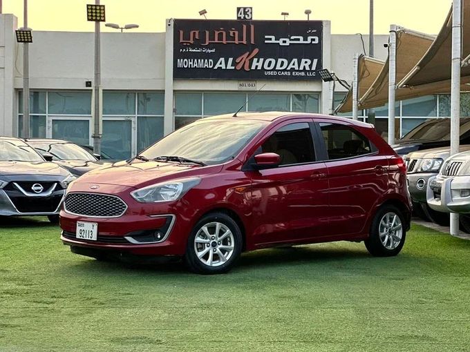 Подержанный Ford Figo II Рестайлинг, 1.5 л, 2019 в Шардже от Ahmad alkhodari Motors Красный цвет. GCC | AUTO.AE
